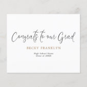 De Eenvoudige Aankondiging van het Afstuderen van (Voorkant)