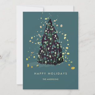 De eenvoudige Kaart van de Vakantie van Kerstmis