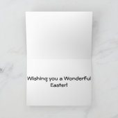 De eenvoudige Kaart van Pasen (Binnen)