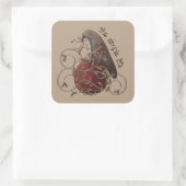 De eenvoudige Life Country Crow sticker (Tas)