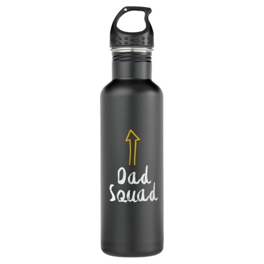 De eenvoudige papa squad waterfles (Voorkant)