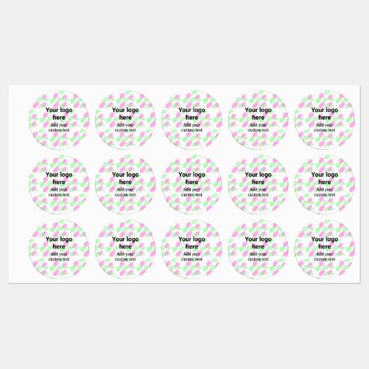 De eenvoudige rode pi waterverf voegt uw logo doua labels (Vel)