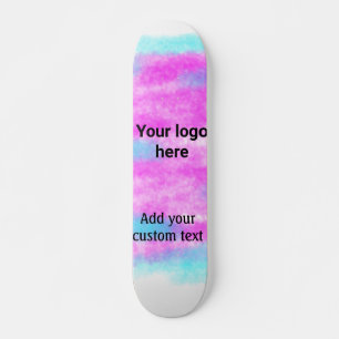 De eenvoudige rode pi waterverf voegt uw logo doua skateboard