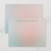 De eenvoudige Sjabloon van de Kleuren van het manu (Voorkant / Achterkant)