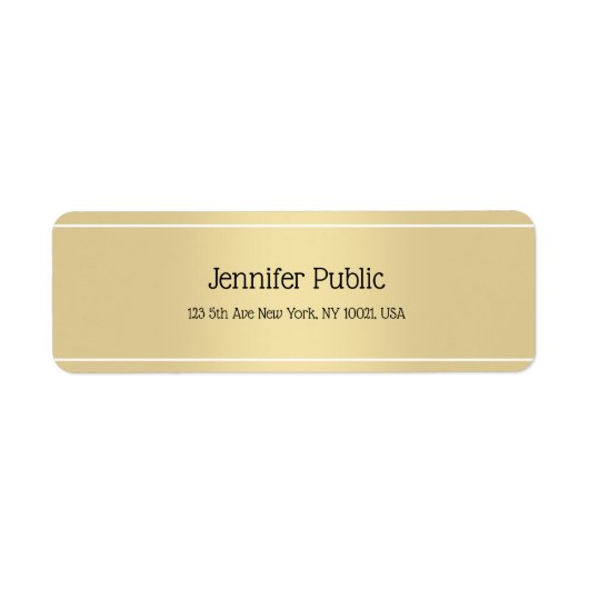 De eenvoudige Sjabloon van de Tekst van het Manusc Etiket (Voorkant)