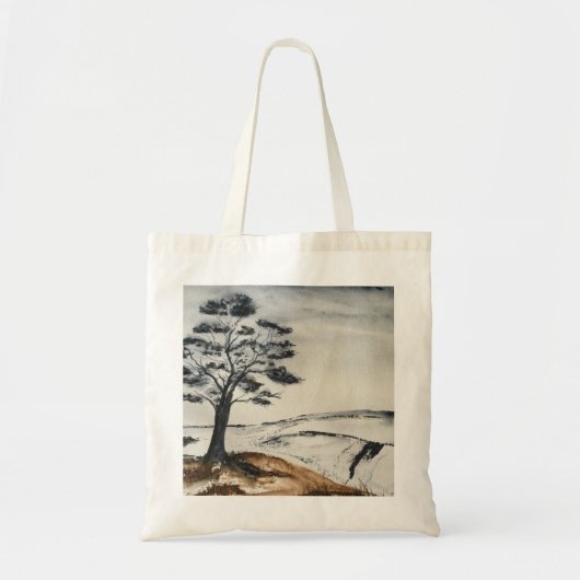 De eenzame boom tote bag (Voorkant)