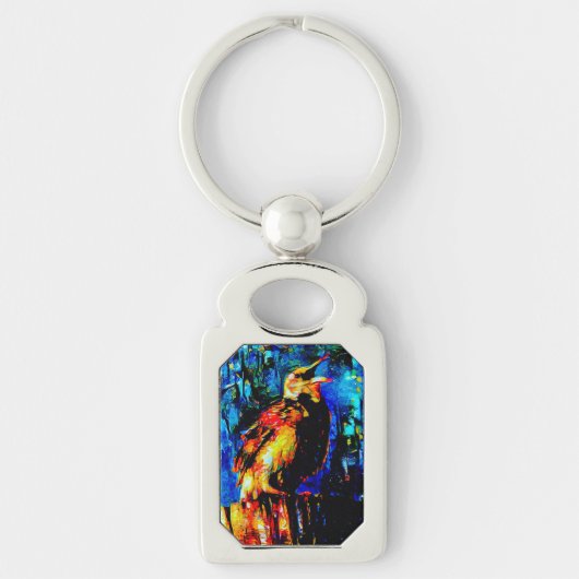 De eenzame vogel 2 sleutelhanger (Voorkant)