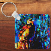 De eenzame vogel 2 sleutelhanger (Voorkant)