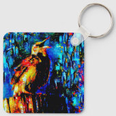 De eenzame vogel 2 sleutelhanger (Achterkant)