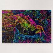 De eenzame vogel 3 legpuzzel (Horizontaal)