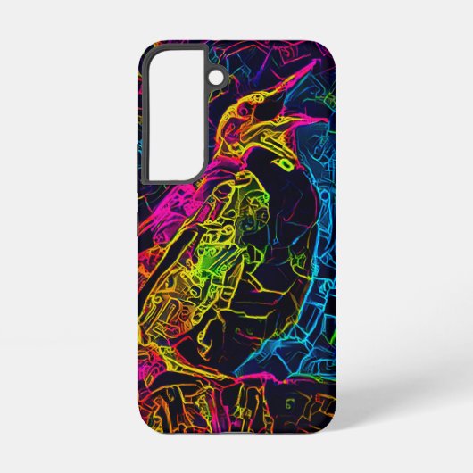 De eenzame vogel 3 samsung galaxy hoesje (Achterkant)