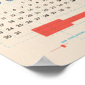 de EERSTBESTE KAlender van FLOMM Poster (Hoek)