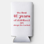De eerste 40 jaar kindertijd zijn de moeilijkste (Achterkant)