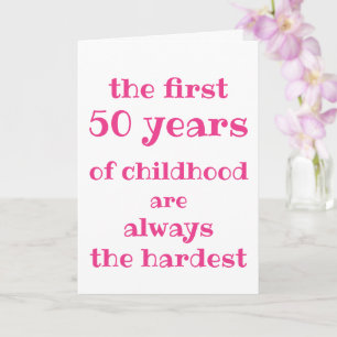 De eerste 50 jaar kindertijd zijn de moeilijkste kaart