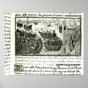 De eerste aanval op band poster