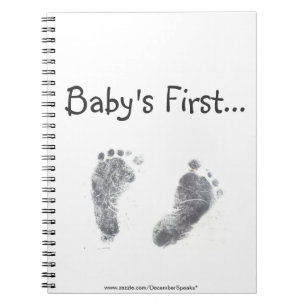 De eerste baby.. notitieboek