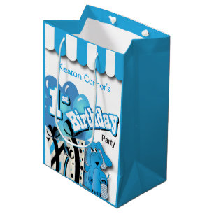 De eerste blauwe olifantendag van de kleine jongen medium cadeauzakje