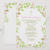 De eerste bloemen uitnodiging van de lente (Voorkant / Achterkant)