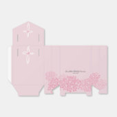 De Eerste Communie van het Meisje of Doop Feest Fa Bedankdoosjes (Uitgevouwen)