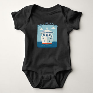 De eerste cruise van de baby romper