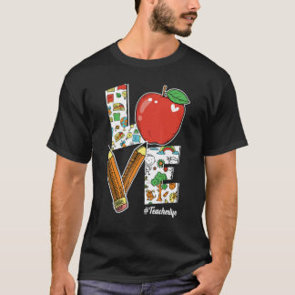 De eerste dag van de liefde terug naar school die  t-shirt