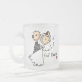 De eerste dansMok van de nieuwe man en vrouw Matglas Koffiemok (Links)