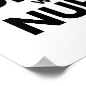 De eerste Drink van de veiligheid met een verpleeg Poster (Hoek)