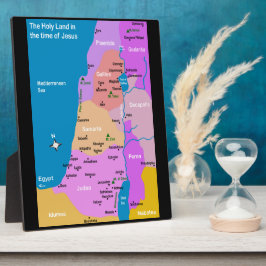 De eerste eeuw van de kaart van Israël Fotoplaat