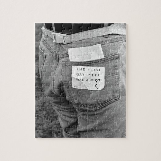 De eerste Gay Pride was een oproer Legpuzzel (Verticaal)