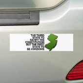 De eerste geweldige staat bumpersticker (Op auto)