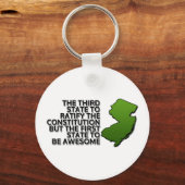 De eerste geweldige staat sleutelhanger (Voorkant)