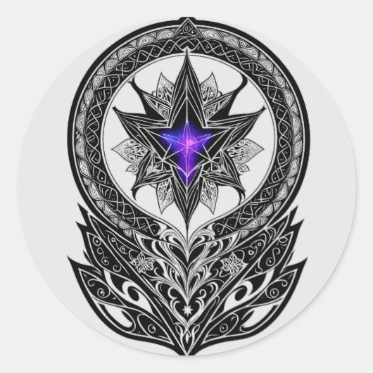 De eerste handtekening ronde sticker (Voorkant)