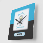 De Eerste Heilige Communie van de kleinzoon, Vierkante Klok (Hoek)