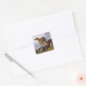 De eerste horloge vierkante sticker (Envelop)