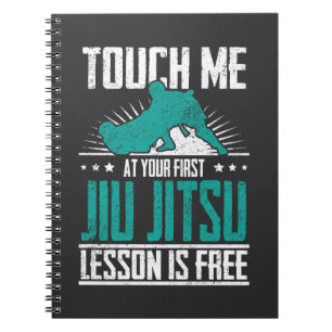 De eerste Jiu Jitsu Lesson is vrij Braziliaans BJJ Notitieboek