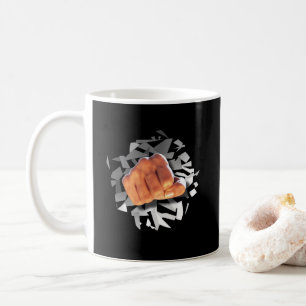 De eerste keer dat je erdoorheen slaat! koffiemok
