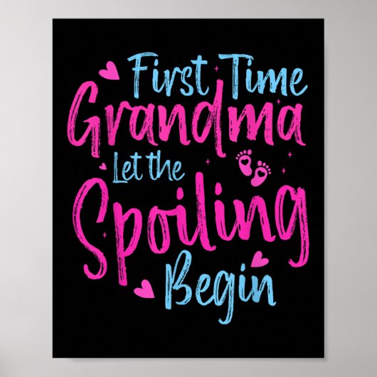 De eerste keer dat oma grootmoeder de spoeling laa poster (Voorkant)