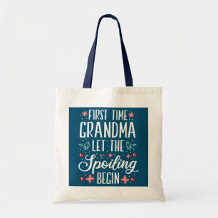 De eerste keer dat oma het sprankelen nieuw laat b tote bag