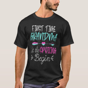 De eerste keer dat oma oma de spoeling laat beginn t-shirt
