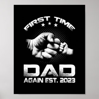 De eerste keer dat pap opnieuw Est 2023 Funny Vade Poster