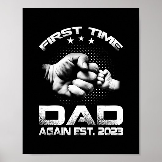 De eerste keer dat pap opnieuw Est 2023 Funny Vade Poster (Voorkant)