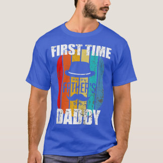 De eerste keer dat papa vaderdag grappige  repetit t-shirt