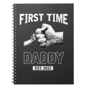 De eerste keer dat vader 2021 papa vaderdag is notitieboek