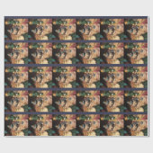 De eerste kerst cadeaupapier (Vlak)