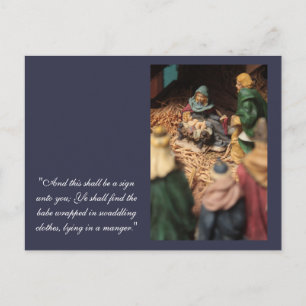 De eerste kerst feestdagenkaart