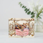 De eerste kerst Kaart (Staand voorkant)