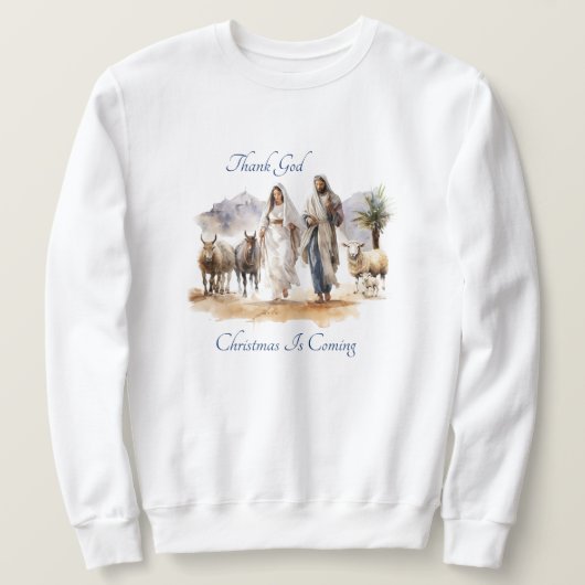 De eerste kerst serie sweatshirt 1 (Design voorkant)