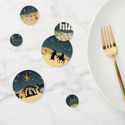 De eerste kerst van de nativiteit confetti (Groep)