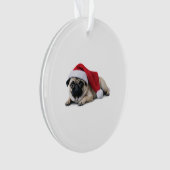 De eerste kerst van Pug Ornament (voorkant)