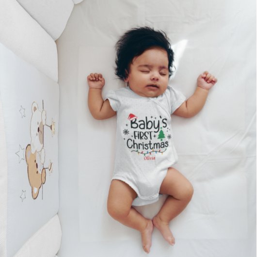 De eerste kerstboomkerstkerstkerstkerstkerstman va romper